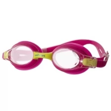 Очки для плавания SALVAS Quak, прозрачные линзы, нерегулируемая перенос.,розовая оправа, FG200СF